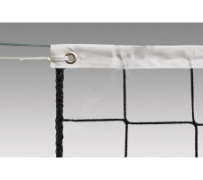 Volleyball net ECONOM PP-9,5x1,0m 100x100x2,5mm, braided cord white