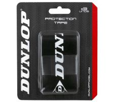 Padel racket protective tape DUNLOP  blister 3 pcs black/white