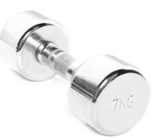 Chromed dumbbell TOORX MC-7  7kg