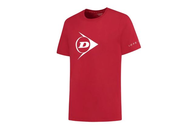 T-shirt DUNLOP ESSENTIALS PROMO M dark red T-shirt DUNLOP ESSENTIALS PROMO M dark red