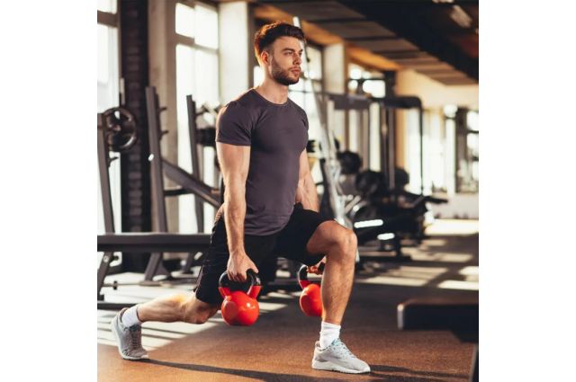 Kettlebell TOORX vinyl 8kg Kettlebell TOORX vinyl 8kg