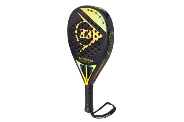 Padel bat Dunlop INFERNO CARBON EXTREME 365g Padel bat Dunlop INFERNO CARBON EXTREME 365g