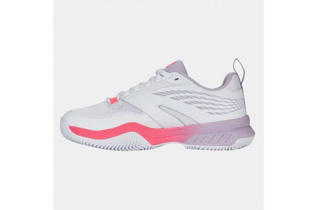 Teniso batai mot. K-SWISS SPEEDEX CLAY white/orchid petal