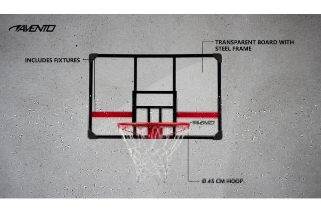 Basketball board set  AVENTO LEGENDS LEAGUE 47RD with net Basketball board set  AVENTO LEGENDS LEAGUE 47RD with net