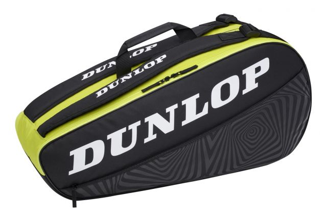 Tennis Bag Dunlop SX CLUB 6 racket 55L black/yellow Tennis Bag Dunlop SX CLUB 6 racket 55L black/yellow