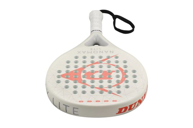 Padel bat Dunlop NANOMAX LITE 350g White Padel bat Dunlop NANOMAX LITE 350g White