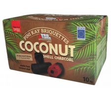 Pressed coconut shell briquettes for baking PINI KAY 10kg