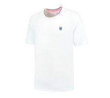 Marškinėliai vyr. K-SWISS HYPERCOURT MESH CREW 4 M dydis, K-SWISS HYPERCOURT MESH CREW 4 M white