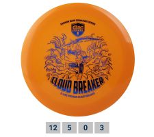 Discgolf DISCMANIA Distance Driver Q-LINE PREMIER Cloudbreaker Gannon Buhr Signature Orange 12/5/0/3