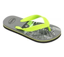 Slippers for kids V-Srap FASHY MONTI 7410, 60 green 30/38 sizes
