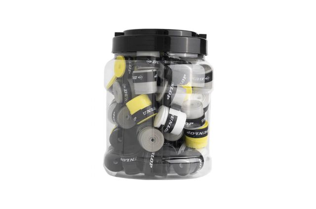 Teniso raketės virš. apvija DUNLOP GECKO-TAC overgrip, mixed multicolour Teniso raketės virš. apvija DUNLOP GECKO-TAC overgrip, mixed