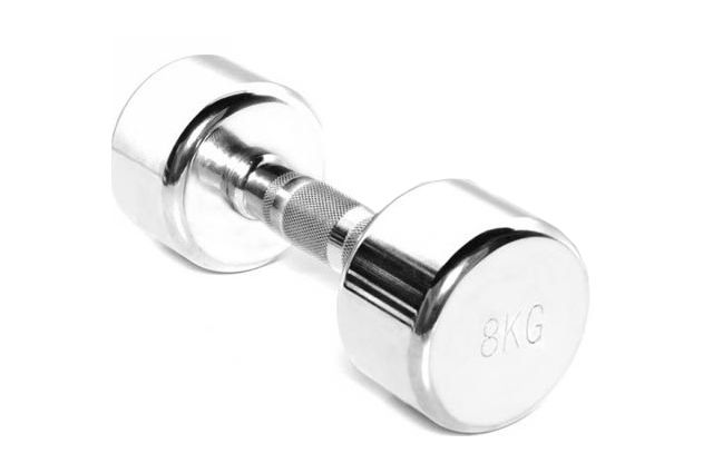 Chromed dumbbell TOORX MC-8 8kg Chromed dumbbell TOORX MC-8 8kg