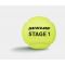 Tennis balls DUNLOP STAGE 1 GREEN 3-tube ITF