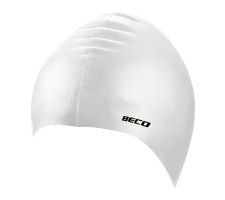 BECO Silicone swimming cap 7390 1 white