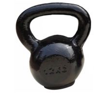 Kettlebell cast iron with rubber base TOORX 12kg
