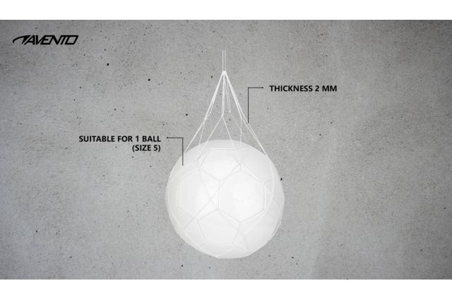 Ball carry net AVENTO 75MC White Ball carry net AVENTO 75MC White