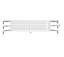 Beach tennis net POKORNY  Sport 8,5x1m