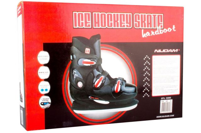 Hockey skates NIJDAM Hardboot 0089 ZZR size 46 Hockey skates NIJDAM Hardboot 0089 ZZR size 46