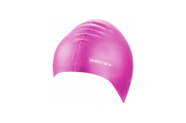 BECO Silicone swimming cap 7390 4 pink Rožinė BECO Silicone swimming cap 7390 4 pink