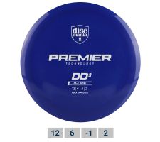 Discgolf DISCMANIA Distance Driver Q-LINE PREMIER DD3 Blue 12/6/-1/2