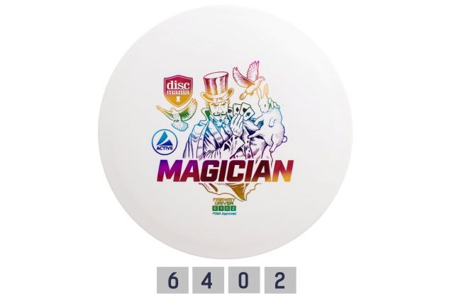 Discgolf DISCMANIA Fairway Driver MAGICIAN Active white 6/4/0/2 Discgolf DISCMANIA Fairway Driver MAGICIAN Active white 6/4/0/2