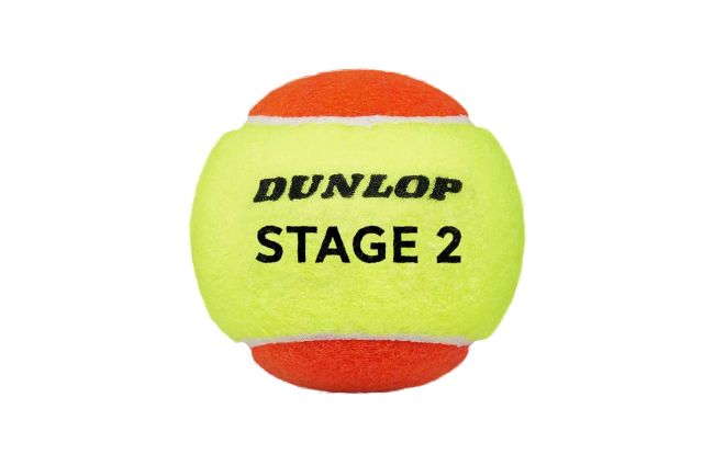 Tennis balls DUNLOP STAGE 2 ORANGE 3PET ITF