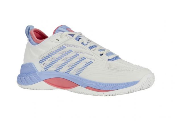 Teniso batai mot. K-SWISS HYPERCOURT SUPREME 2 HB white/heather/pink Balta/mėlyna/raudona EU42