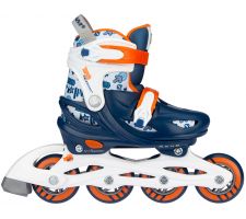 Skates NIJDAM N20AA01 33/36 Navy blue/Orange