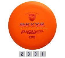 Discgolf DISCMANIA Putter D-LINE P2 FLEX 2 GRATEFUL DEAD Orange 2/3/0/1