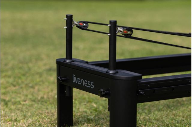 Pilates Reformer TOORX Liveness PTX-8000BP full track Alumin Black&Pearl Pilates Reformer TOORX Liveness PTX-8000BP full track Alumin Black&Pearl