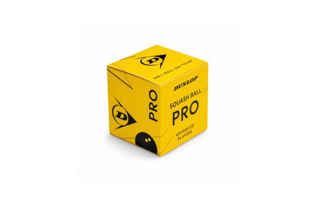 Skvošo kamuoliukai Dunlop PRO WSF/PSA 12x1