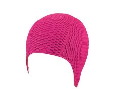 Swim cap adult BECO BUBBLE 7300 4 rubber pink for adult