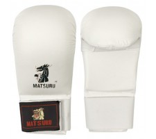 Karate gloves Matsuru with velcro closure, synthetic leather