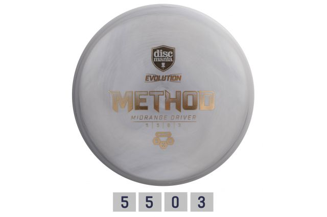 Discgolf DISCMANIA Midrange Driver HARD EXO METHOD Evolution Grey 5/5/0/3 Discgolf DISCMANIA Midrange Driver HARD EXO METHOD Evolution Grey 5/5/0/3