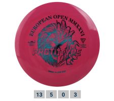 Diskgolfo diskas DISCMANIA S-LINE SWIRL DD4 European Open 2026 Fundraiser