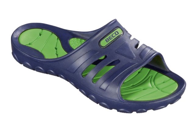 Slippers unisex BECO 90671 78 size Mėlyna/žalia 46 navy/green