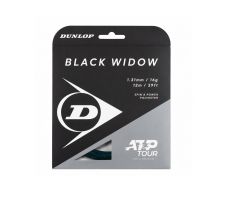 Stygos teniso raketei DUNLOP BLACK WIDOW, 16g/1.26mm 12m