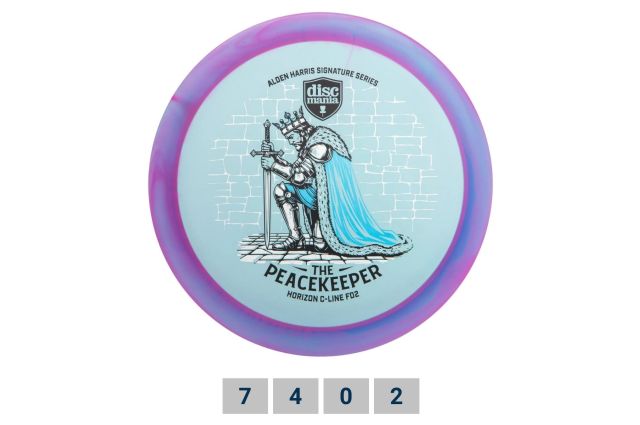 Discgolf DISCMANIA Fairway Driver C-LINE FD2 PEACE KEEPER Alden Harris series Purple 7/4/0/2 Discgolf DISCMANIA Fairway Driver C-LINE FD2 PEACE KEEPER Alden Harris series Purple 7/4/0/2