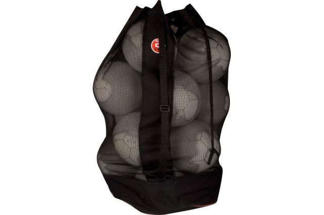 Ball bag AVENTO 75ME ZWA 12-15 ball Black Ball bag AVENTO 75ME ZWA 12-15 ball Black