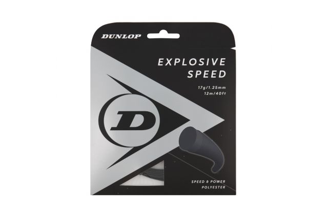 Stygos raketei DUNLOP EXPLOSIVE SPEED 17G/1.25mm BLACK Stygos raketei DUNLOP EXPLOSIVE SPEED 17G/1.25mm BLACK