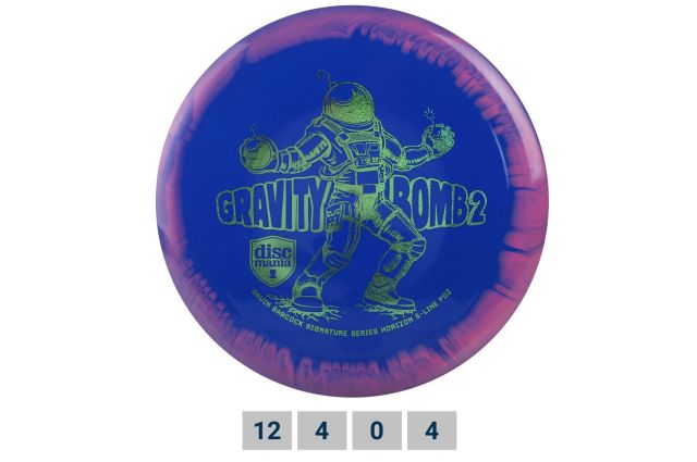 Discgolf DISCMANIA Distance Driver S-LINE HORIZON PD2 Gravity Bomb 2 Blue/Pink 12/4/0/4 Discgolf DISCMANIA Distance Driver S-LINE HORIZON PD2 Gravity Bomb 2 Blue/Pink 12/4/0/4