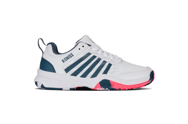 Tennis shoes for kids K-SWISS COURT EXPRESS 2 Balta/mėlyna OMNI white/stargazer EU35.5