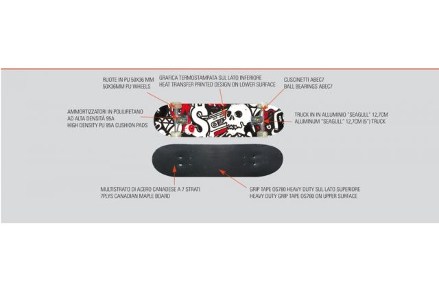 Skate board NEXTREME STREET PRO GRAFFITI, Skate board NEXTREME STREET PRO GRAFFITI