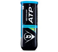 Tennis balls Dunlop ATP CHAMPIONSHIP LowerMid 3-tube ITF