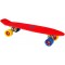Plastic skateboard NIJDAM SUNSET CRUISER N30BA04 Red/Blue/Yellow Plastic skateboard NIJDAM SUNSET CRUISER N30BA04 Red/Blue/Yellow