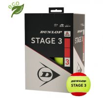 Lauko teniso kamuoliukai DUNLOP STAGE 3 12vnt