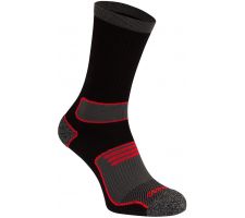 Men's socks AVENTO 74OQ ZWR 35-38 Black / Red 2-pack
