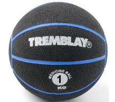 Weighted ball TREMBLAY Medicine Ball 1kg D17,5cm Blue for throwing