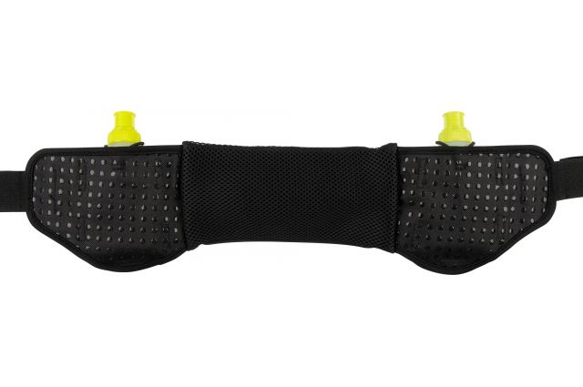 Hip bag with bottles AVENTO 44RA Black/Fluorescent yellow Hip bag with bottles AVENTO 44RA Black/Fluorescent yellow