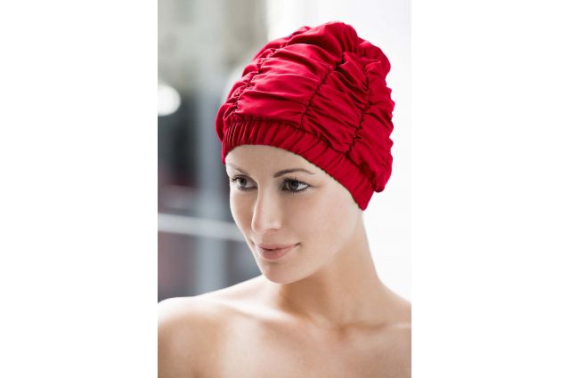FASHY  shower cap with plastic lining 3620 40 red FASHY  shower cap with plastic lining 3620 40 red